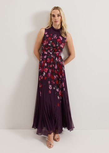 Phase Eight Dahlia Floral Dress Multicolor Australia | AE7325481